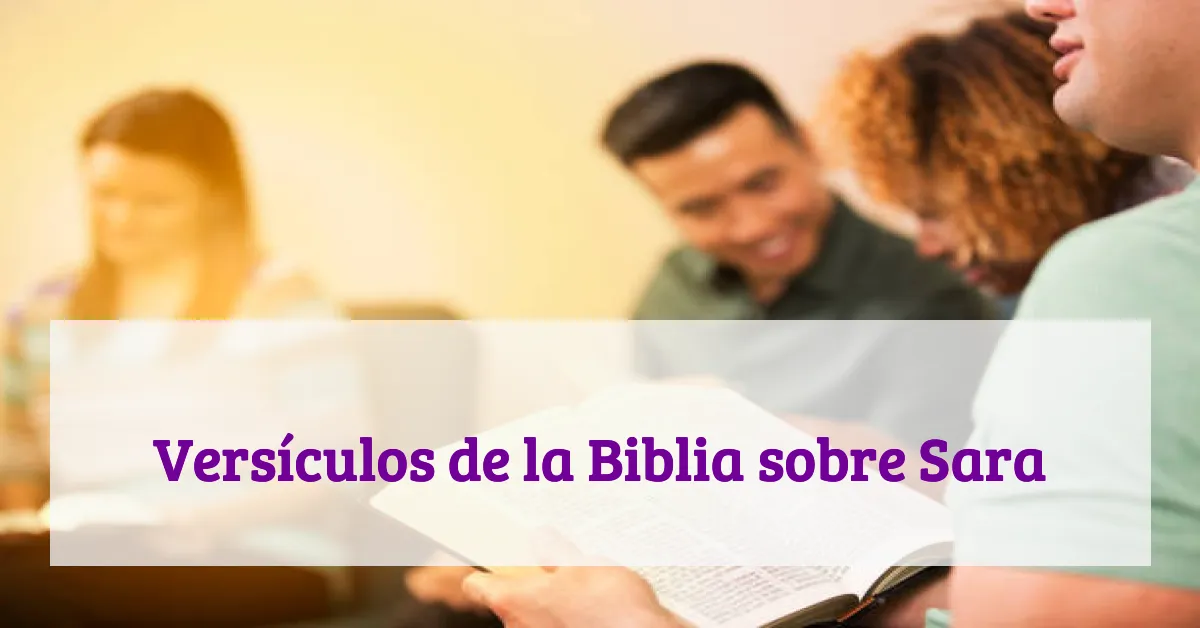 Versículos de la Biblia sobre Sara