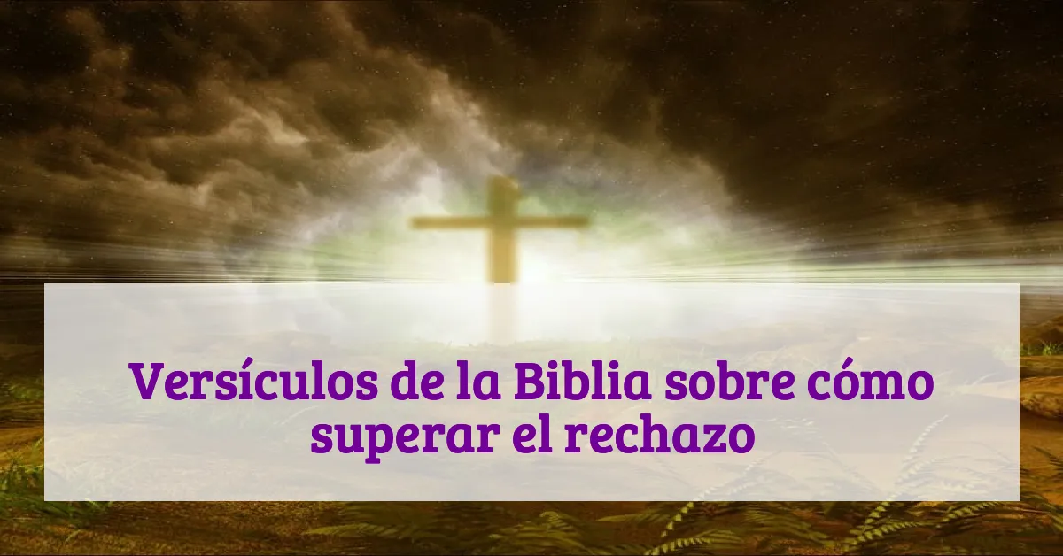 Versículos de la Biblia sobre cómo superar el rechazo
