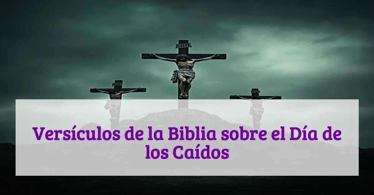 Versículos de la Biblia sobre el Día de los Caídos