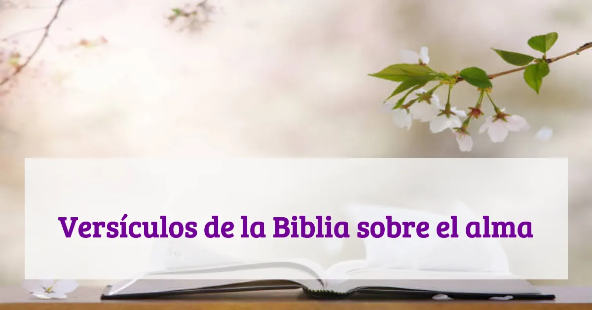 Versículos de la Biblia sobre el alma