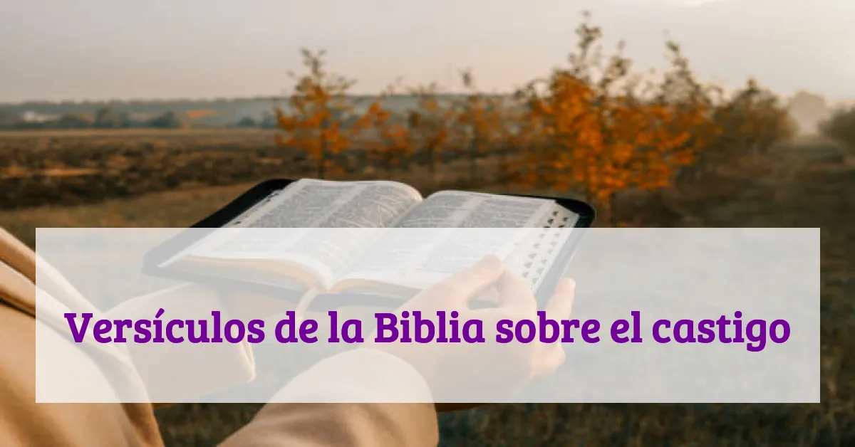 Versículos de la Biblia sobre el castigo
