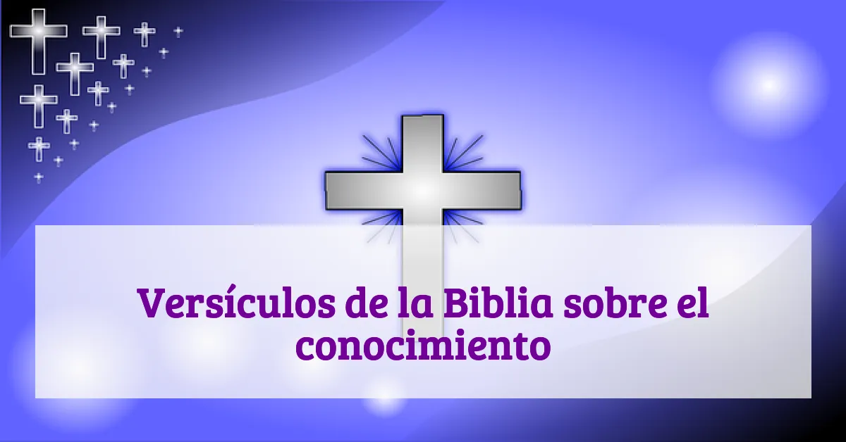 Versículos de la Biblia sobre el conocimiento