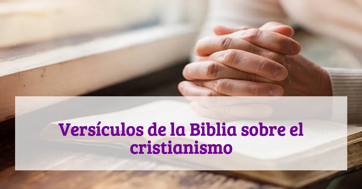 Versículos de la Biblia sobre el cristianismo