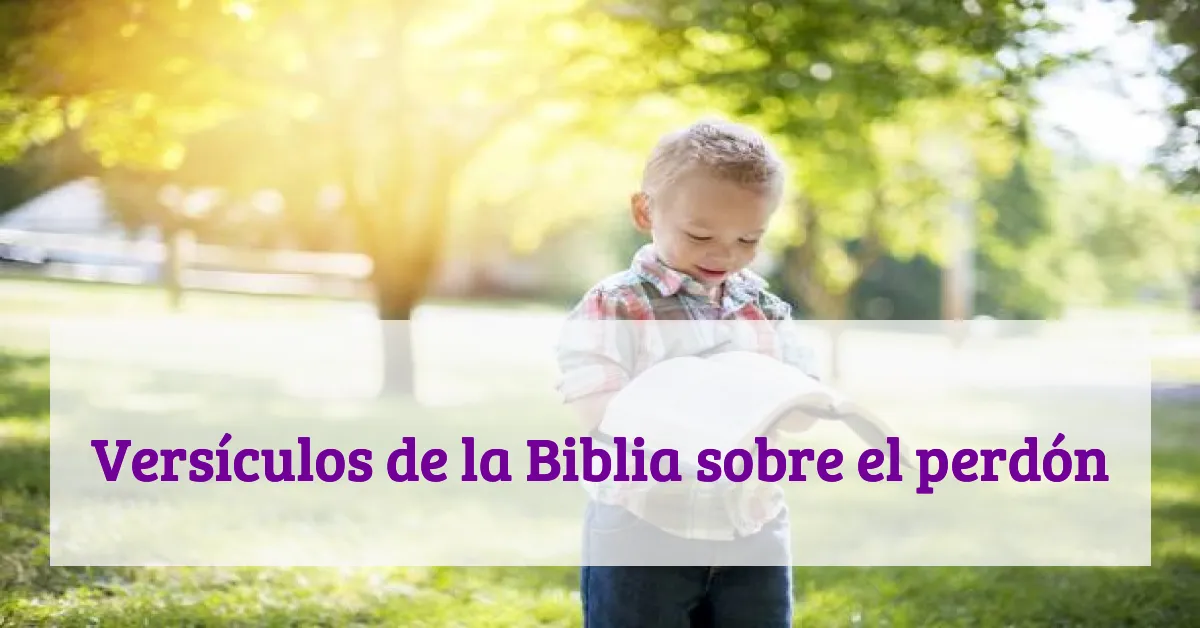 Versículos de la Biblia sobre el perdón