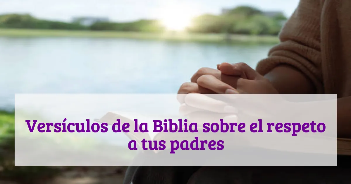 Versículos de la Biblia sobre el respeto a tus padres