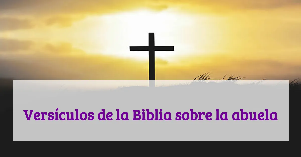 Versículos de la Biblia sobre la abuela