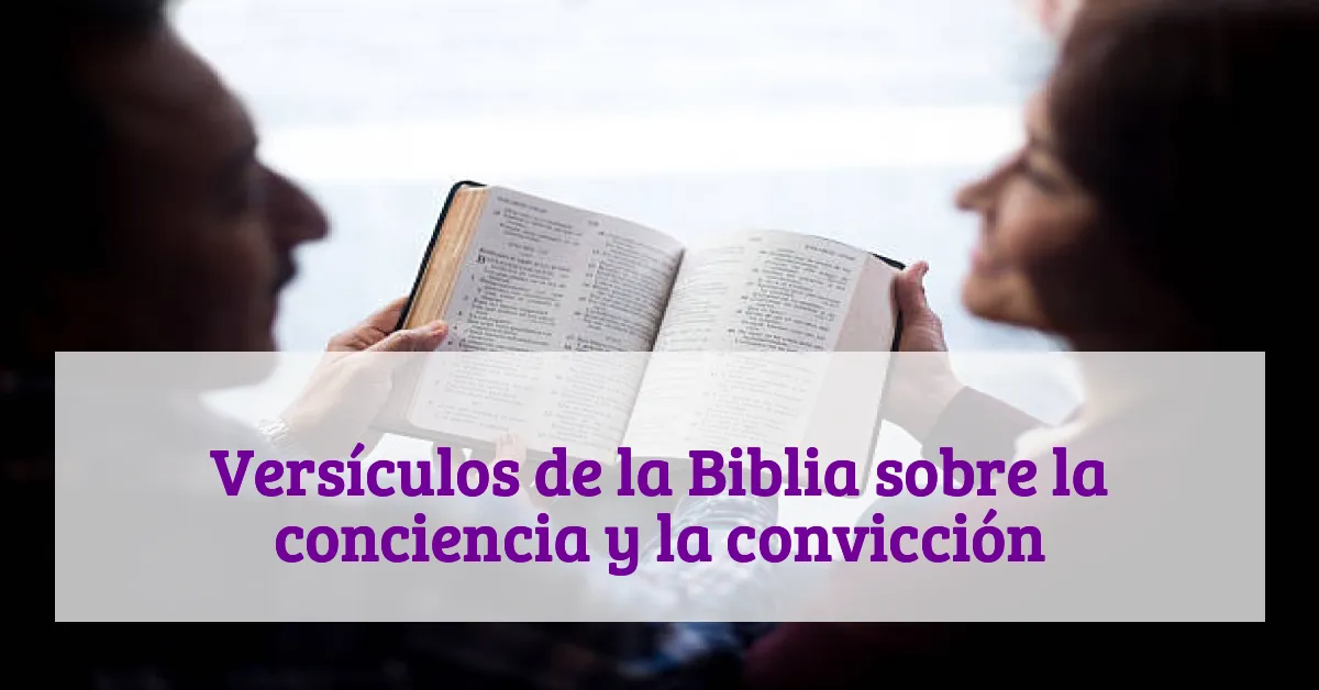Versículos de la Biblia sobre la conciencia y la convicción