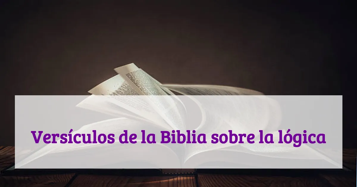 Versículos de la Biblia sobre la lógica