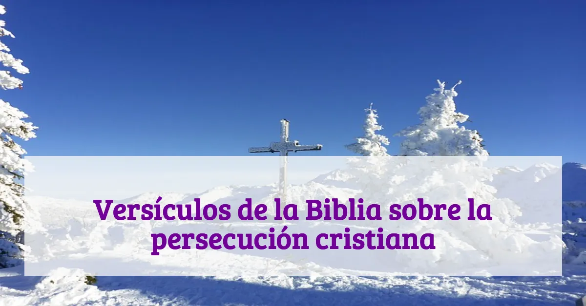 Versículos de la Biblia sobre la persecución cristiana