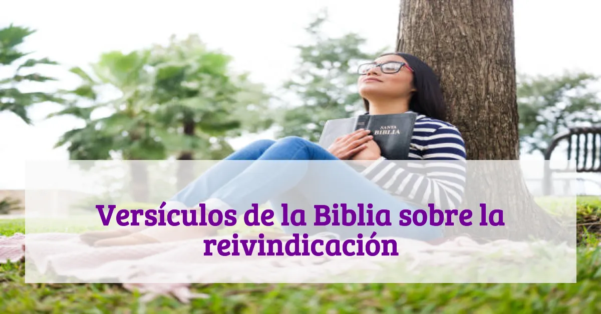 Versículos de la Biblia sobre la reivindicación