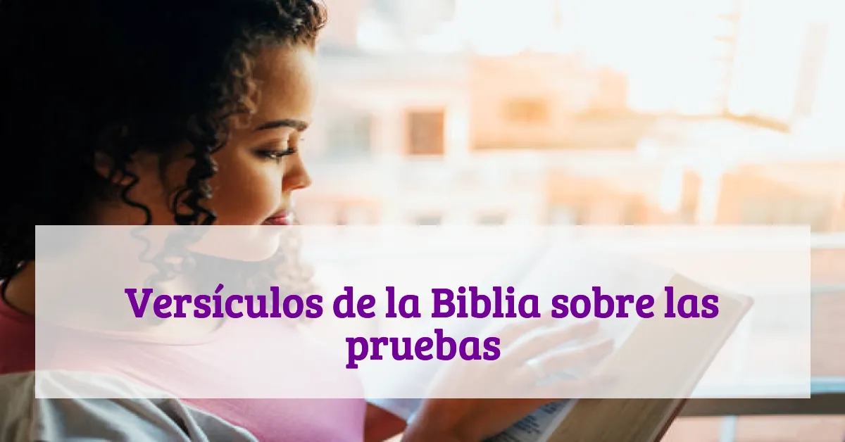 Versículos de la Biblia sobre las pruebas