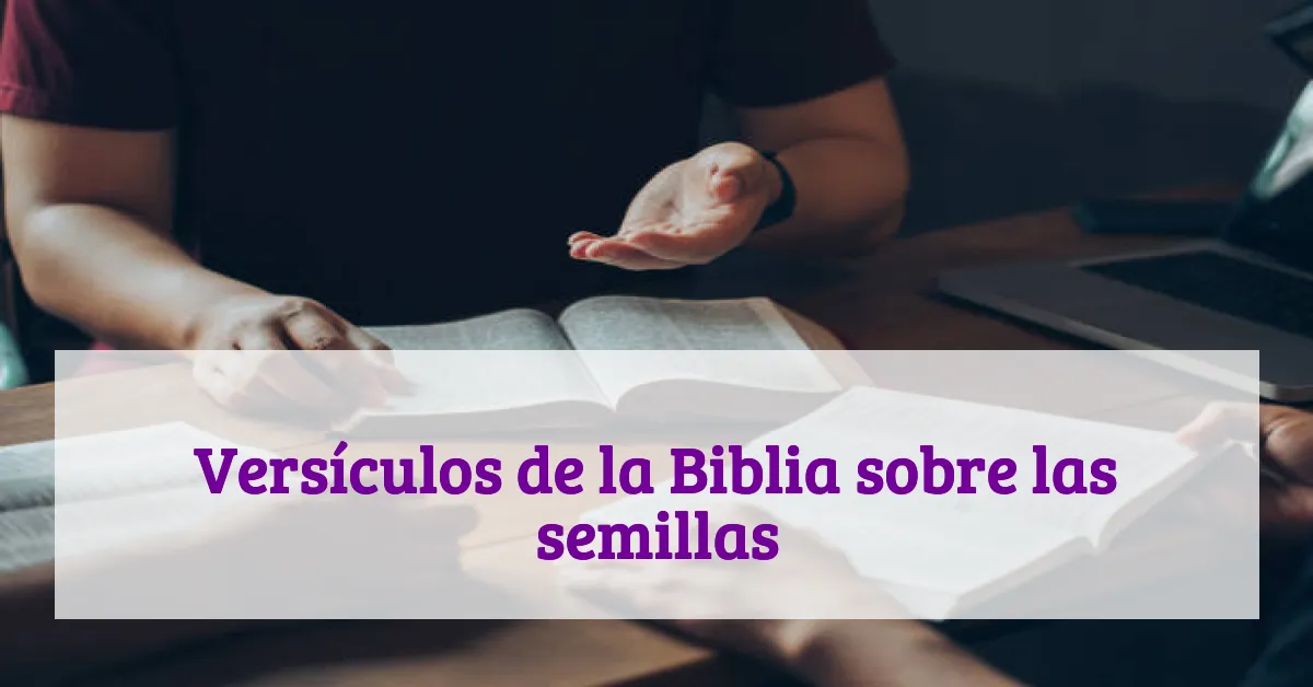 Versículos de la Biblia sobre las semillas