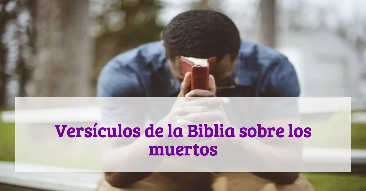Versículos de la Biblia sobre los muertos