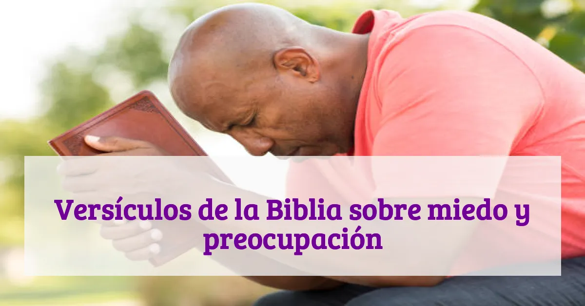 Versículos de la Biblia sobre miedo y preocupación